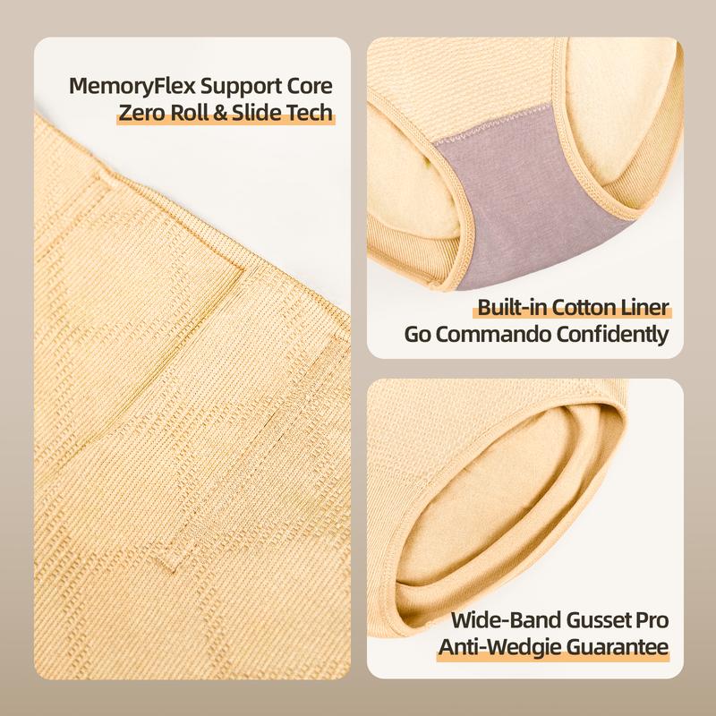 Women's High-Waist Tummy Control Shapewear Panties