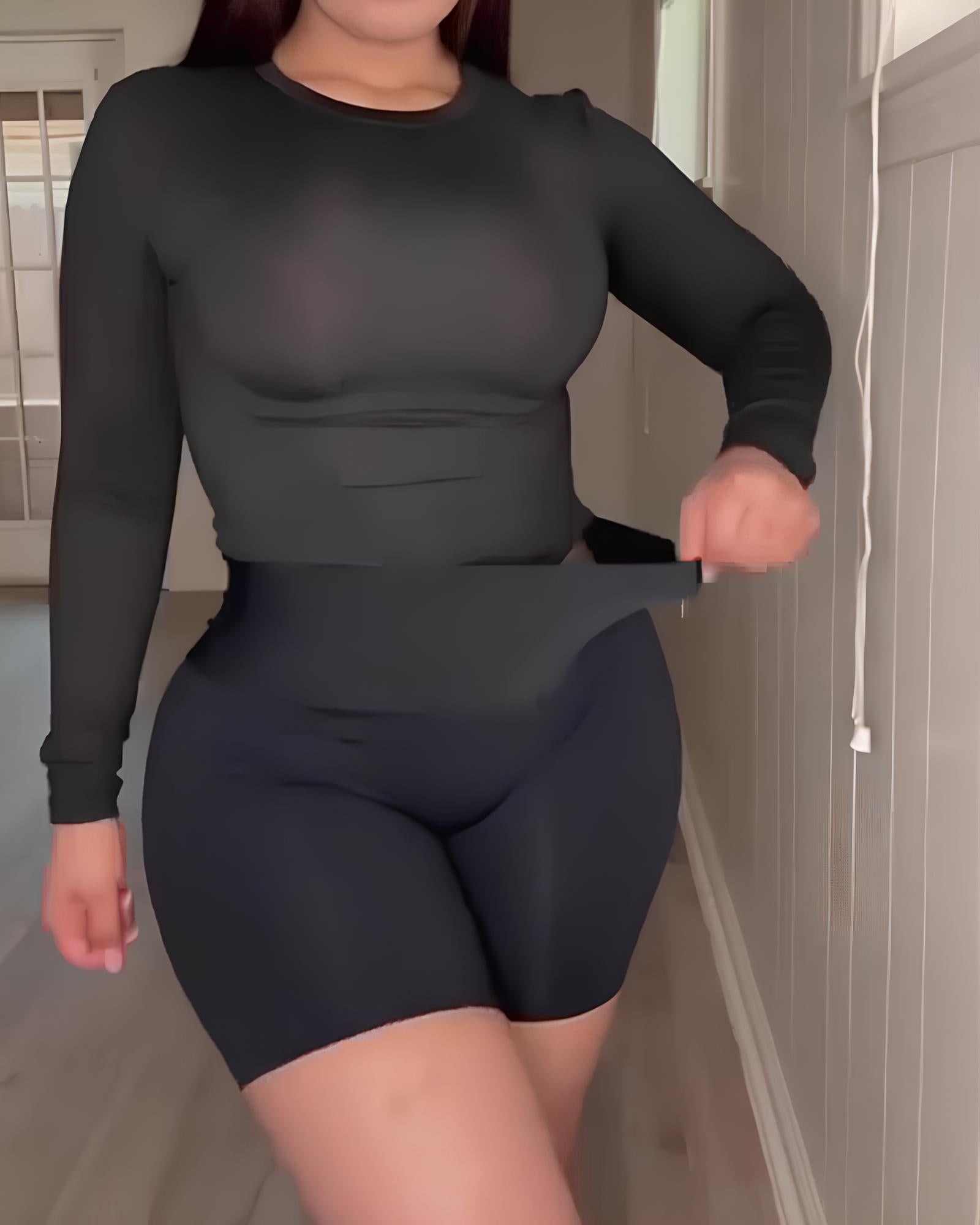 Women's Seamless High Waist Body Shaping Tummy Control Non-slip Shorts