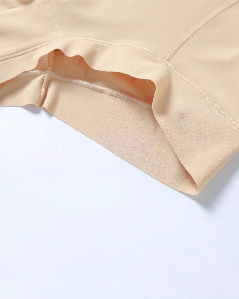 Women's High Waist Tummy Control Mesh Breathable Hip Lifting Body Shaping Panties