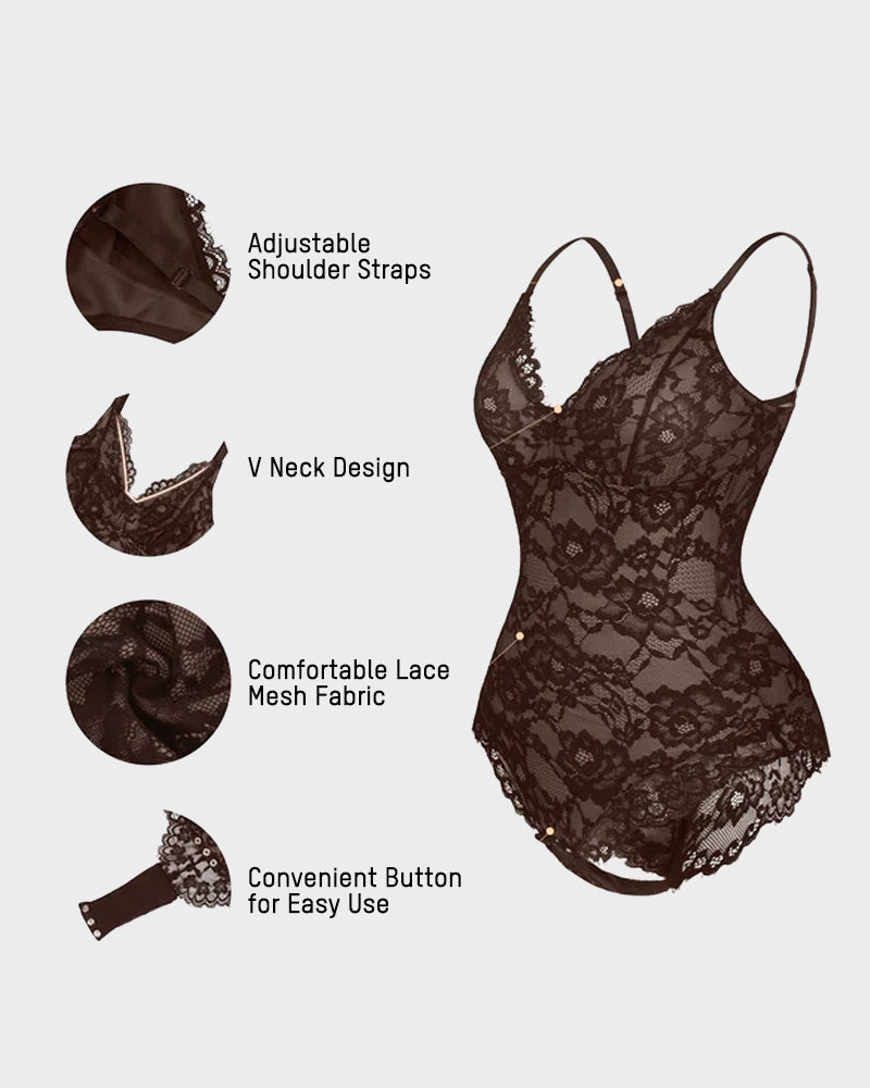 Shaping Lace Shapewear Bodysuit