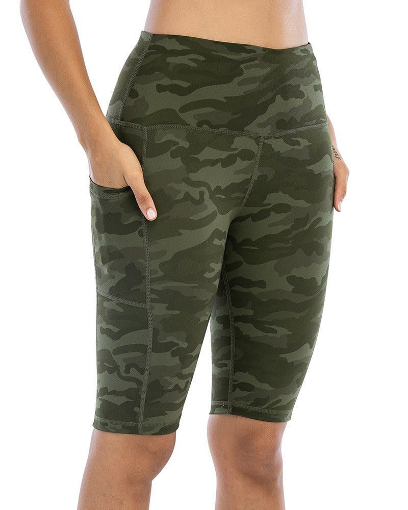 Women's Casual Sports Loose Cycling Shorts with Pockets