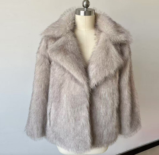 Neo Mint Oversized Fur Coat - Stay Chic & Warm!