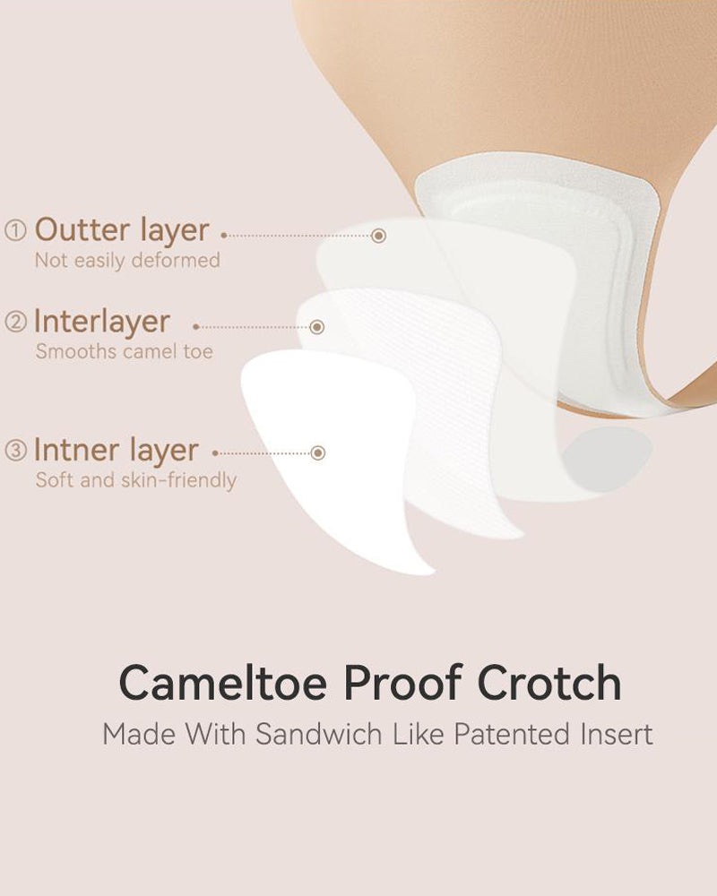 Seamless Camel Toe Cover Thongs (5 PACK)
