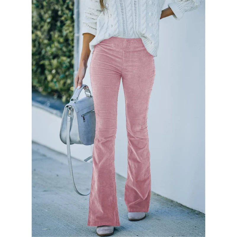 Flared Corduroy Pants - Vintage Vibes!