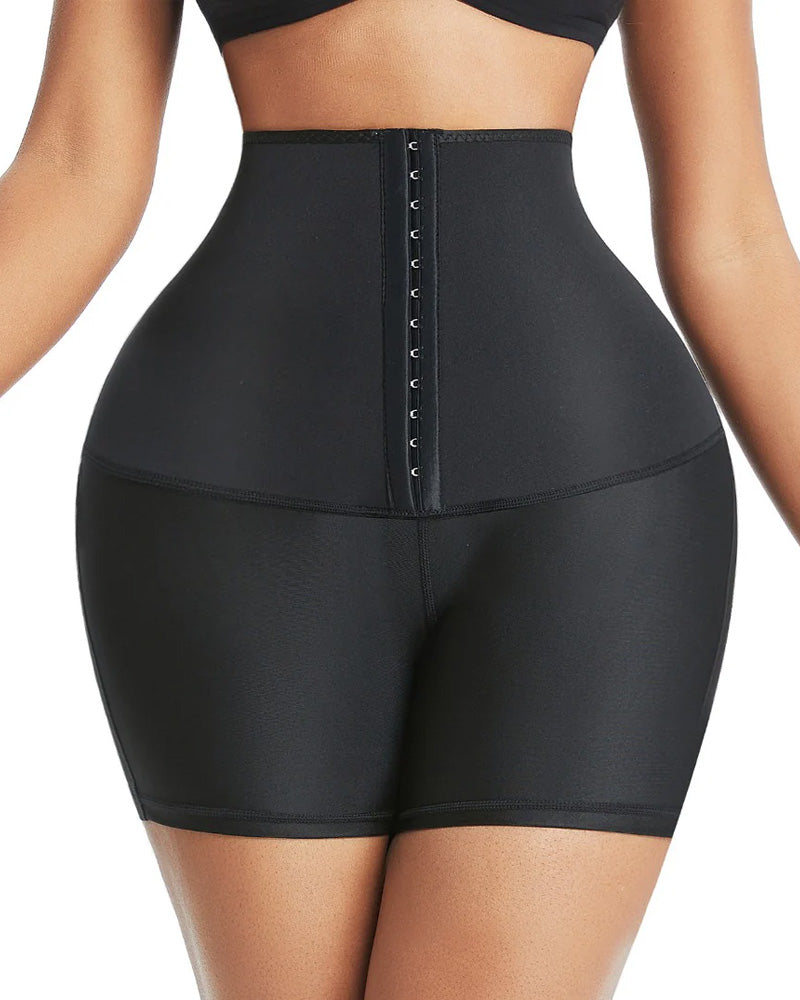 Women's Sauna Body Shaping Compression High Waist Fitness Sports Shorts