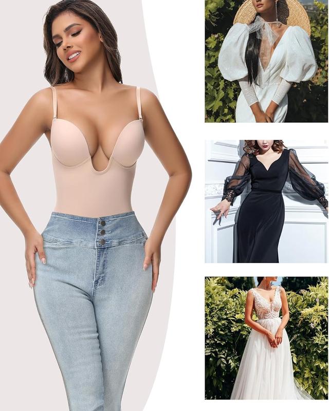 Backless Shapewear Strapless Deep U Shapewear