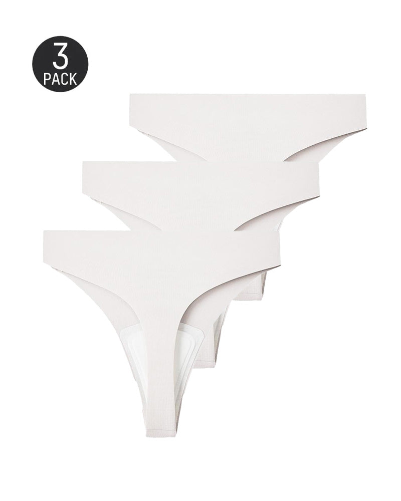 Women's Cameltoe Proof Seamless Shaping Thong Briefs