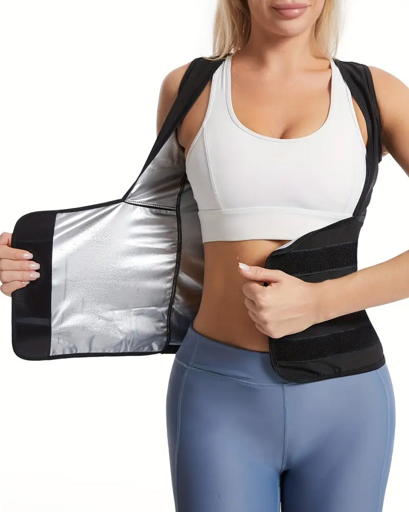 Sweat-Wicking High Waist Abdomen Shaping Sports Fitness Vest