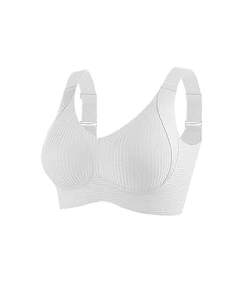 Women's Solid Color Four Rows Adjustable Wireless Bras