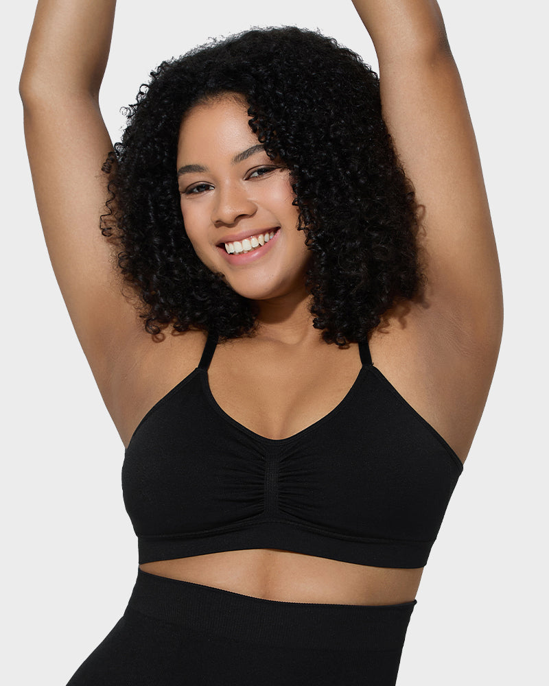 Floralshe®Full Coverage Non-Padded Wireless Sculpt Bra