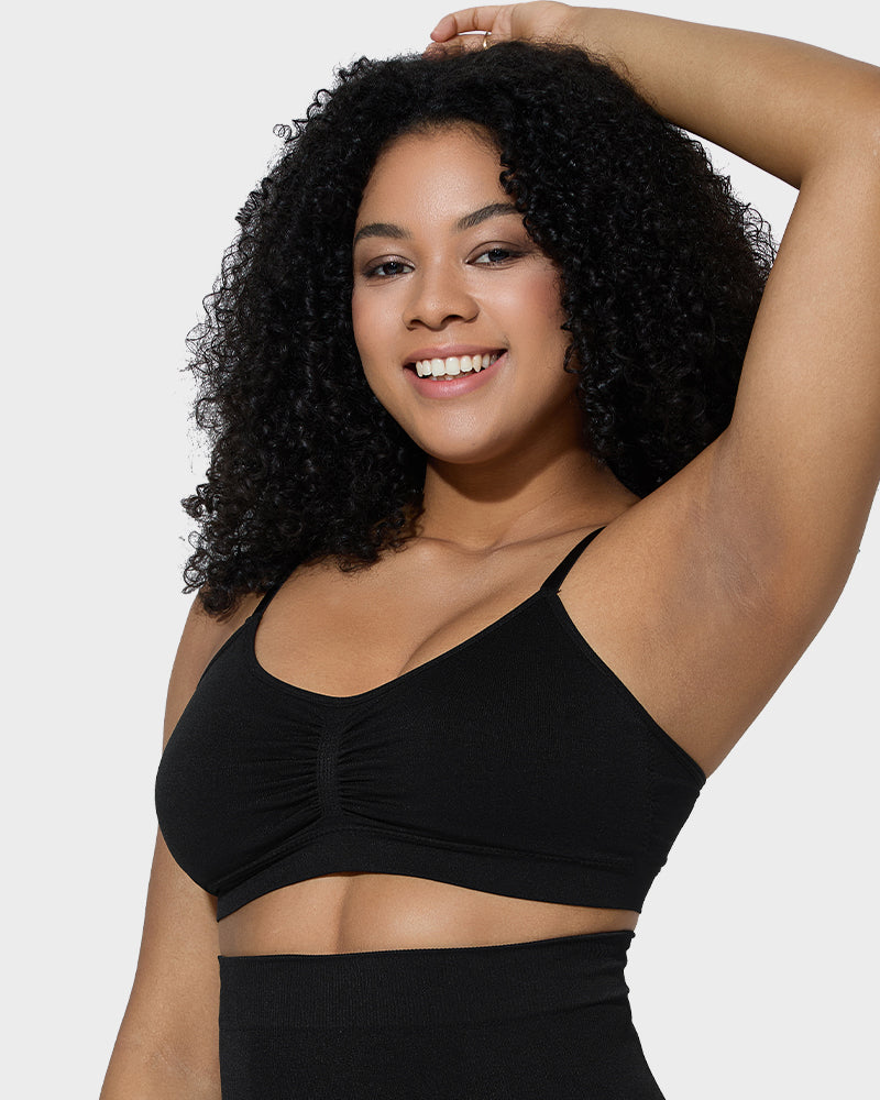 Floralshe®Full Coverage Non-Padded Wireless Sculpt Bra