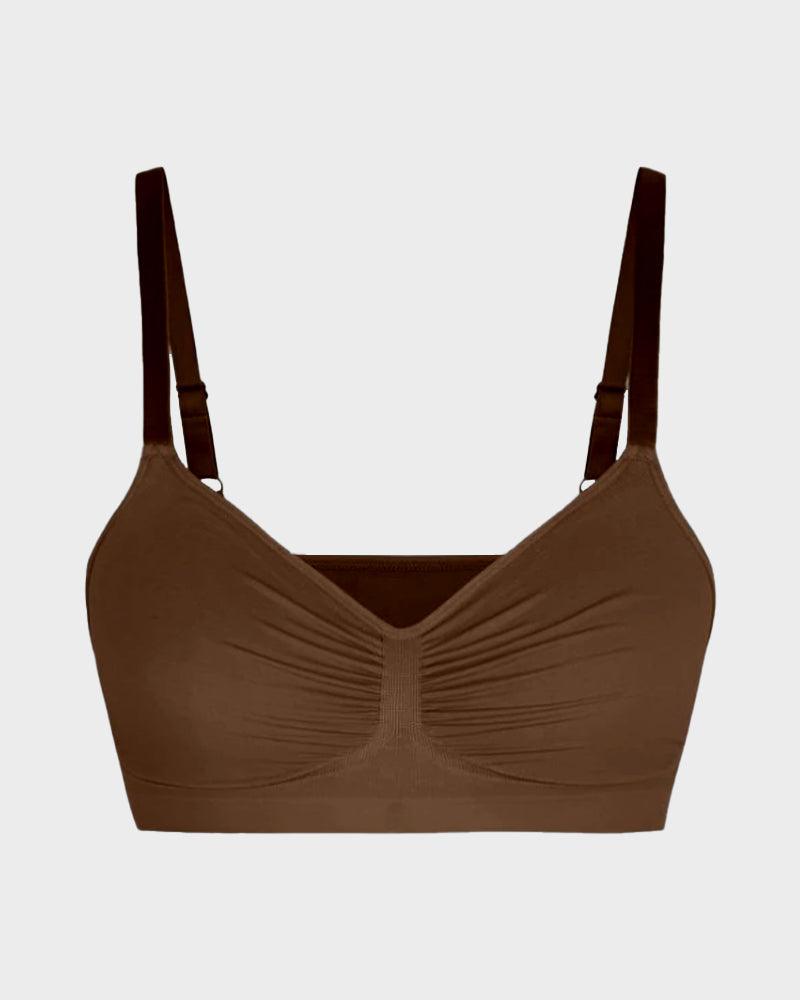 Floralshe®Full Coverage Non-Padded Wireless Sculpt Bra