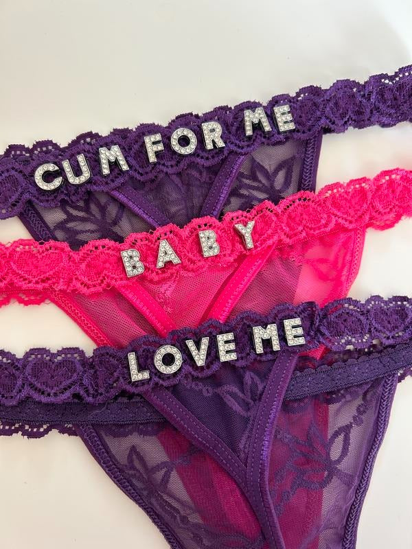 Custom Thong - Name Thong custom thong adult lingerie