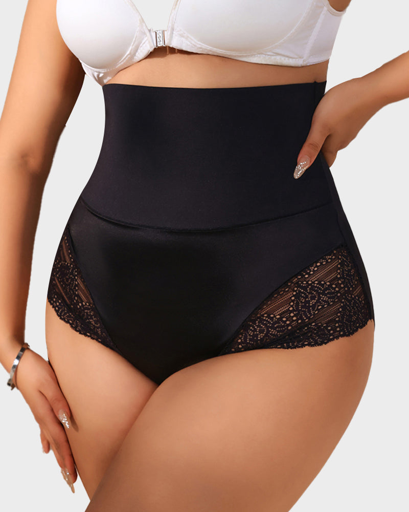 Floralshe® Lace-Trim Shaping Brief Panty