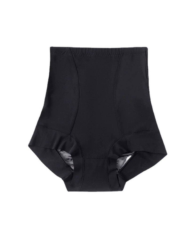 Women's High Waist Tummy Control Mesh Breathable Hip Lifting Body Shaping Panties