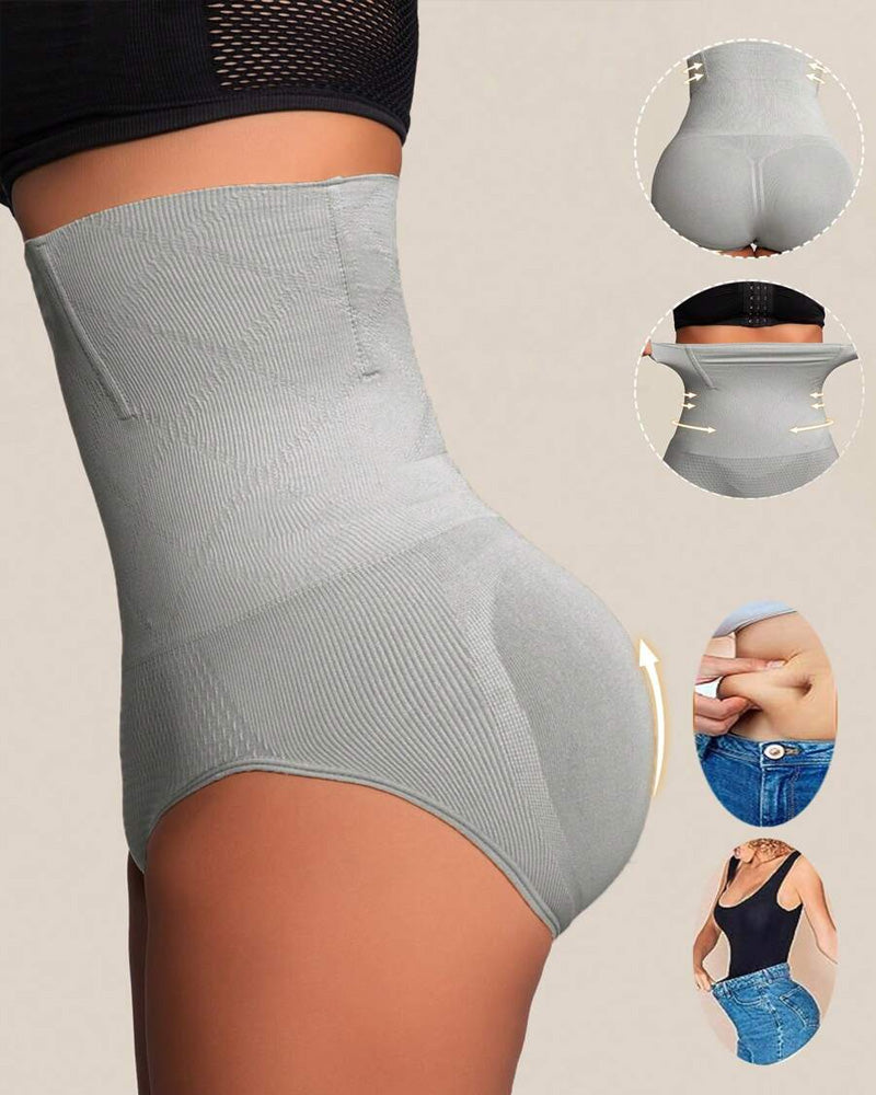 Women's Seamless High Waist Body Shaping Tummy Tuck Hip Lifting Panties