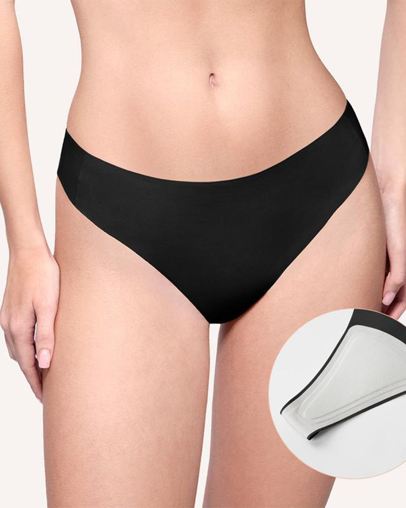 Women's Cameltoe Proof Seamless Shaping Thong Briefs