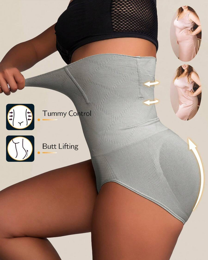 Women's Seamless High Waist Body Shaping Tummy Tuck Hip Lifting Panties