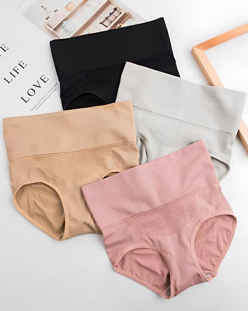 Women's High Waist Seamless Comfort Multicolor Briefs