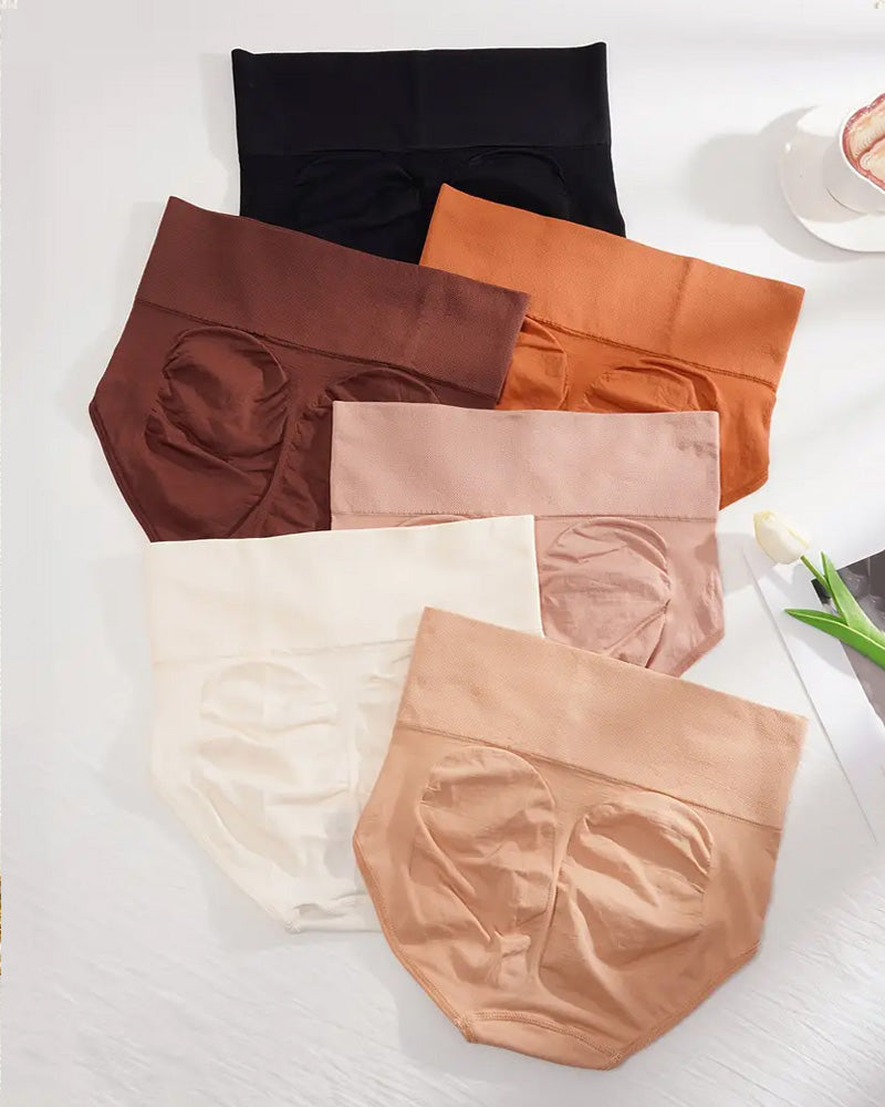 Women's High Waist Seamless Comfort Multicolor Briefs
